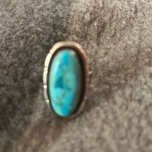 925 silver and turquoise ring